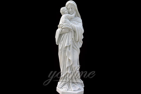 Christian Garden Large Virgin Mary Marble Statues