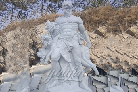 Famous Roman Hercules Marble Man Statues for Sale