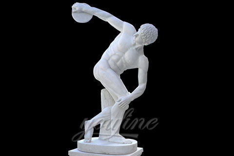 Garden Throwing discus Statue Famous Greek Sculpture