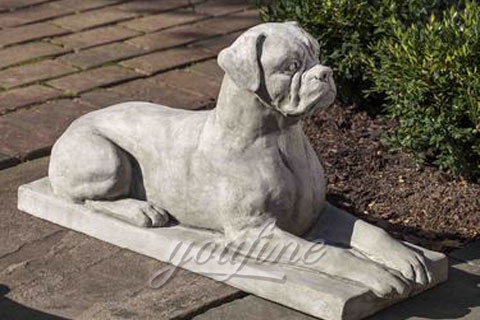 Home Guardian Life Size Stone Dog Statues