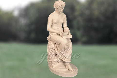 Hand carved nude lady marble sculpture