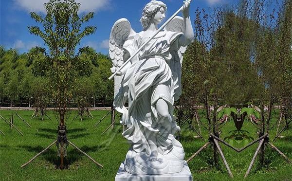 Life size outdoor marble angel sculptures for sale