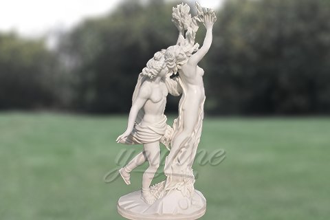 Outdoor famous life size marble Apollo and Daphne statues for garden